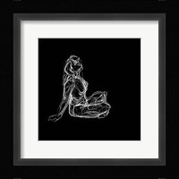 Figure Study on Black II Fine Art Print