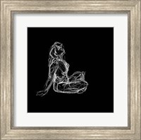 Figure Study on Black II Fine Art Print