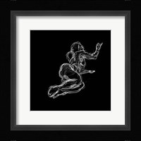 Figure Study on Black IV Fine Art Print