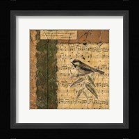 Bird Melody I Framed Print