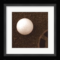 Sepia Golf Ball Study I Fine Art Print