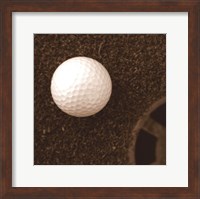 Sepia Golf Ball Study I Fine Art Print