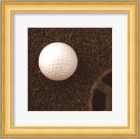 Sepia Golf Ball Study I Fine Art Print