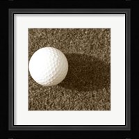Sepia Golf Ball Study III Fine Art Print