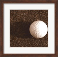 Sepia Golf Ball Study IV Fine Art Print