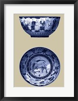Porcelain in Blue and White II Fine Art Print