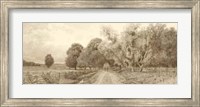 The Country Road Sepia Fine Art Print