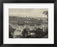 Scenic City Views I Framed Print