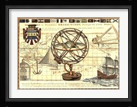 Nautical Map I Fine Art Print