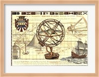 Nautical Map I Fine Art Print