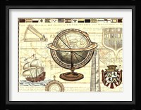 Nautical Map II Fine Art Print