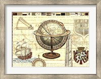 Nautical Map II Fine Art Print