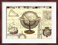 Nautical Map II Fine Art Print