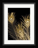 Plumes D'or I Framed Print
