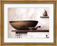 Bowl and Pear Fine Art Print