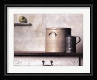 Crock and Apple Framed Print