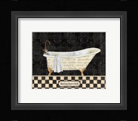 French Bathtub II Framed Print