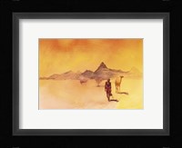 Warrior And Camel Fine Art Print