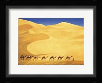 Tuareg Camel Train Fine Art Print