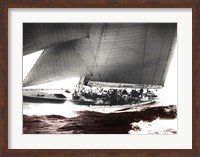 Rainbow's Run 1934 Vintage Maritime Fine Art Print