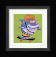 Shark Attack Framed Print