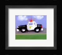 Police Car Framed Print