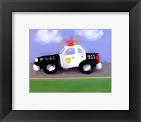 Police Car Fine Art Print