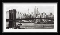 Lower Manhattan & the Brooklyn Bridge, 1937 Fine Art Print