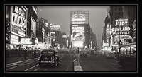 Times Square at Night, NYC 1938 Fine Art Print