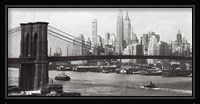 Lower Manhattan & the Brooklyn Bridge, 1937 Fine Art Print