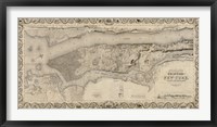 City and Country of New York, 1836 Fine Art Print