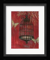 Asian Bird Cage I Framed Print