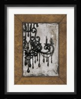 Antique Chandelier I Framed Print