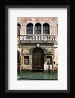 Balcony with a Blue Windows Fine Art Print