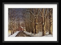 Bend in the Road Framed Print