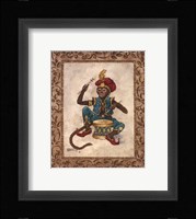 Monkey With Drum Fine Art Print