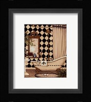 Elegant Bath I Framed Print