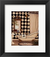 Elegant Bath I Framed Print