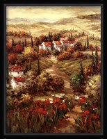Tuscan Village Framed Print