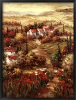 Tuscan Village Framed Print