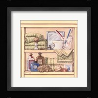 His Bathroom Shelf Fine Art Print