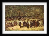 The Bear Dance Framed Print
