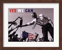 Barack Obama:  Yes We Can (crowd) Fine Art Print