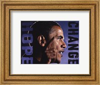 Barack Obama: Hope, Change Fine Art Print