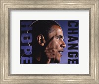Barack Obama: Hope, Change Fine Art Print