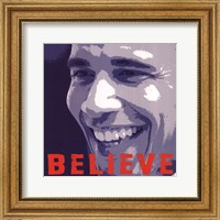 Barack Obama:  Believe Fine Art Print