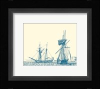 Sailing Ships in Blue IV Fine Art Print