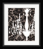 Patterned Chandelier I Fine Art Print