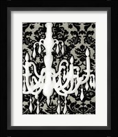 Patterned Chandelier II Framed Print