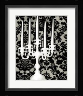 Patterned Candelabra II Framed Print